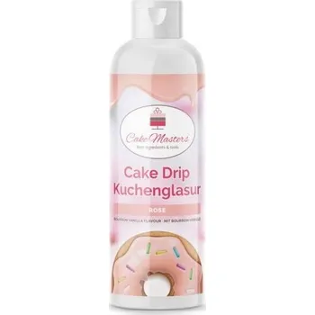 Poleva Cake drip růřová 250g - Cake Masters