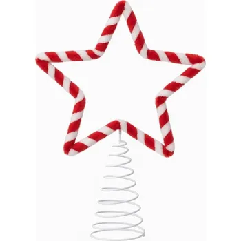 Vánoční dekorace Špičky na stromeček Hvězda 18,5 cm 1 ks