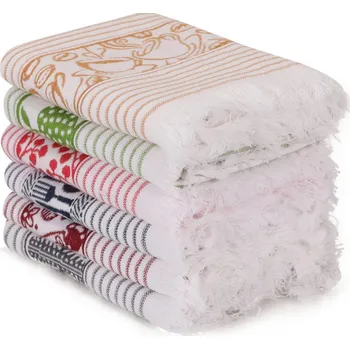 Ručník Sada ručníků UMPASO I 6 ks 40x60 cm mix barev