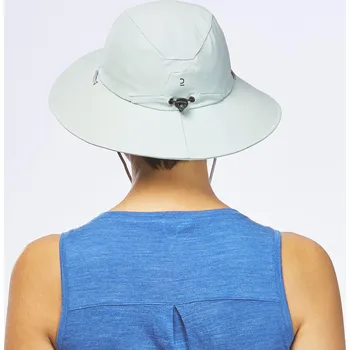 Klobouk FORCLAZ Dámský turistický klobouk s UV ochranou MT 500 světle zelený 56–58cm ZELENÁ