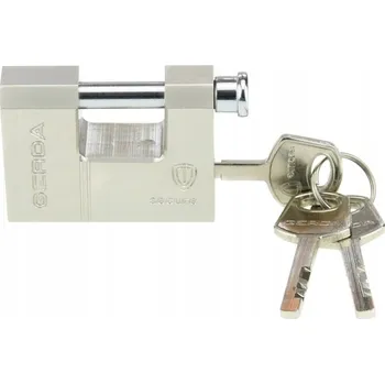 Visací zámek Visací zámek na klíč Gerda zesílený 70 mm + 3 klíče