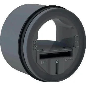 Vzduchotechnické potrubí Klapka – nastavitelný regulátor na konstantní průtok 15–50 m³/h, Ø100 mm