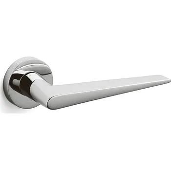 Dveřní kování OLIVARI Nina Chrom leštěný, Bez rozety/otvoru pro klíč