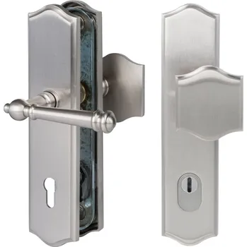 Dveřní kování Südmetall Mount Everest Steel, bezpečnostní kování klika / klika, 72 mm