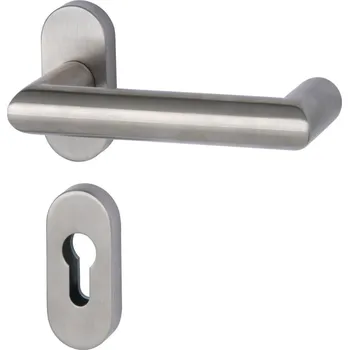 Dveřní kování Klika s úzkou rozetou Südmetall Hanna-R, TopSpeed 1/2 sady levá