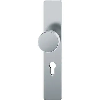 Dveřní kování FSB 19 1970 003 ASL Dveřní štítek s pevnou koulí Eloxovaný hliník