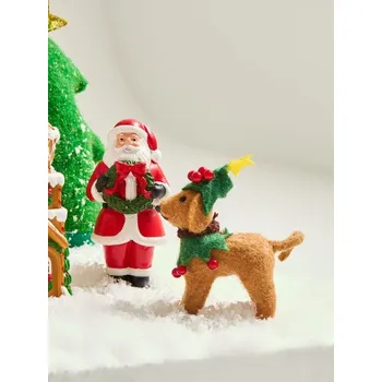 Vánoční dekorace Sinsay - Vánoční dekorace ve tvaru psa - vícebarevná - 605GF-MLC - 605GF-MLC-ONE