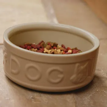 Miska pro psa MASON CASH PetWare Dog 20 cm béžová - kameninová miska pro psy