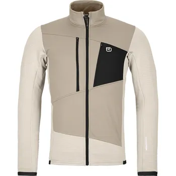 Pánská mikina Pánská Mikina Ortovox Fleece Grid Jacket Men's Barva: White Chalk, Velikost: XXL