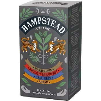 Čaj Hampstead Tea BIO selekce černých čajů 20ks 20ks