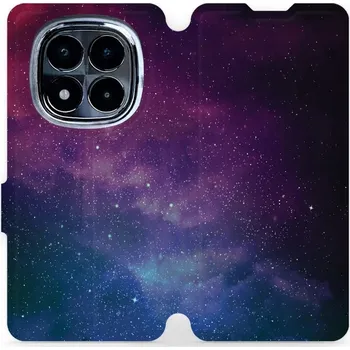 Pouzdro na mobilní telefon Flipové pouzdro Mobiwear - Xiaomi Redmi Note 14 Pro 4G - V147P Mlhovina (Knížkové flip pouzdro, obal, kryt na mobil Xiaomi Redmi Note 14 Pro 4G - V147P Mlhovina, materiál Umělá kůže + TPU - ochrana 360°, stojánek, silikonová vanička, magnetické zavírání)