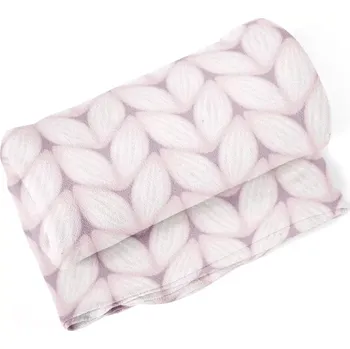 deka Sablio Deka Bledě růžové pletení - 190x140 cm