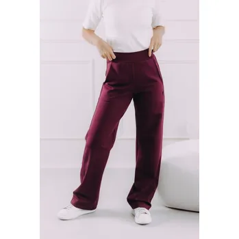 Kalhoty Zen Bordo, S, prodloužené