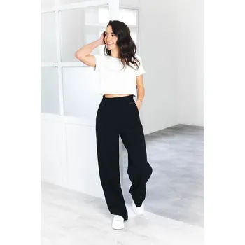 Dámské kalhoty Kalhoty Kiu Black, XS, prodloužené