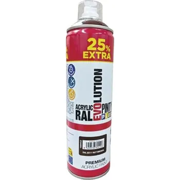 Barva ve spreji Barva ve spreji PINTYPLUS EVO RAL8011 světle hnědý 500 ml + 25 %