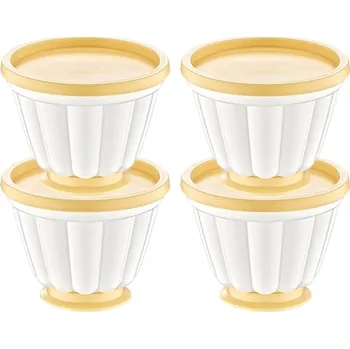 Forma na pečení PROHOME - Forma na puding 4ks různé barvy