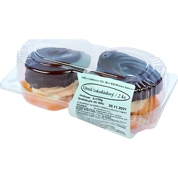 Pečivo Větrník s čokoládovou polevou 200g