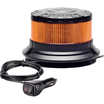 Maják Berger a Schröter maják SM828-HH 12 V přes napájecí zdroj do zásuvky pevná montáž, magnetický senzor oranžová