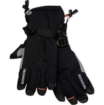 Rukavice ECHT JUNIORSKÉ LYŽAŘSKÉ RUKAVICE FORSKI - ODOLNÉ A FUNKČNÍ HX061 Velikost: XL, Barva: Černá