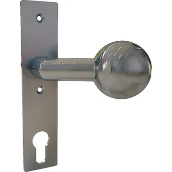 příslušenství k bráně Štítek s koulí na branku, otočná koule, nerez 72 mm