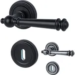 Südmetall Mount Everest-R, černá/šedá patina, požární šedá patina, Klika/koule - levá, Klasický design