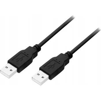 Datový kabel USB A - USB A kabel 5472# 1 m černý