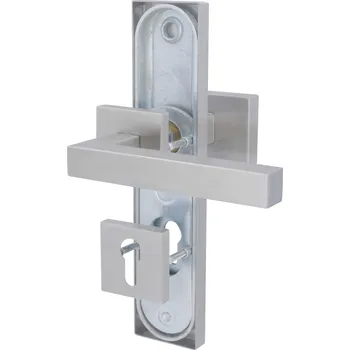 Dveřní kování Südmetall Sicura Quadro Kombi, bezpečnostní kování s rozetou 72 mm