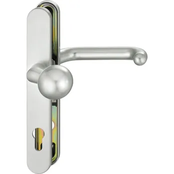 Dveřní kování FSB 06 7816, klika/koule, kování s úzkým štítkem Eloxovaný hliník, 92 mm