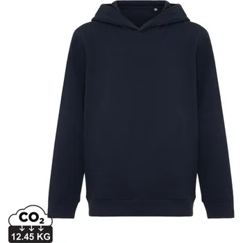 Pánská mikina Dětská mikina s bočními kapsami IQONIQ Yengo z rec. bavlny - Námořní Modř / 78