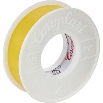 Izolační páska COROPLAST Izolační páska 0,10x15 mm x10 m žlutá