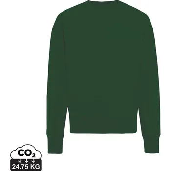 Pánská mikina Mikina IQONIQ Kruger relaxed fit z recykl. bavlny - Forest Green / XXXL