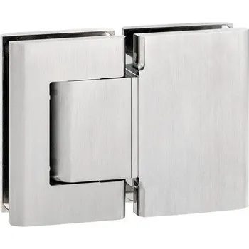 Dveřní kování Biloba BL 8015 sklo/sklo - objektový kyvný pant pro skleněné dveře EV1 Stříbrná satin (CO 002)