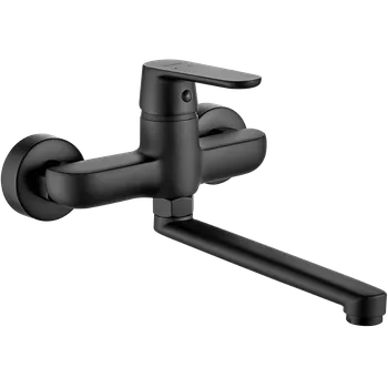 Vodovodní baterie Kuchinox Dřezová baterie Dima s otočným raménkem - BQD_780D, černá mat