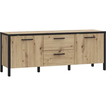 Televizní stolek TV stolek Kirikus - Forte Světlý dub 139.8x54.3 cm