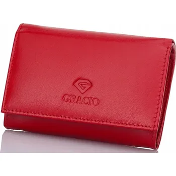 Peněženka Gracio dámská peněženka z pravé kůže červená