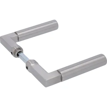 Dveřní kování Klika ke kování pro skleněné dveře Südmetall Alaska Nerez