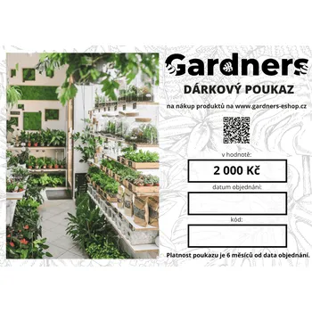 Dárkový potravinový koš Gardners Dárkový poukaz 2000 Kč