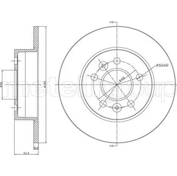 Brzdový kotouč Brzdový kotouč CIFAM (800-482C)