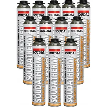 Montážní pěna Montážní pěna Soudal polyuretanová 750 ml pro izolační desky