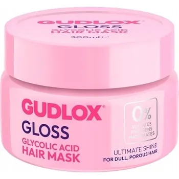 Vlasová regenerace Gudlox Gloss maska na vlasy s kyselinou glukolovou 300 ml