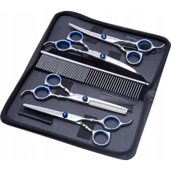 Kosmetika pro psa PROFESIONÁLNÍ NŮŽKY NA STŘÍHÁNÍ PSŮ SADA