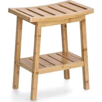 Koupelnový nábytek Stolička do koupelny s poličkou, 40 x 25 x 46 cm, ZELLER