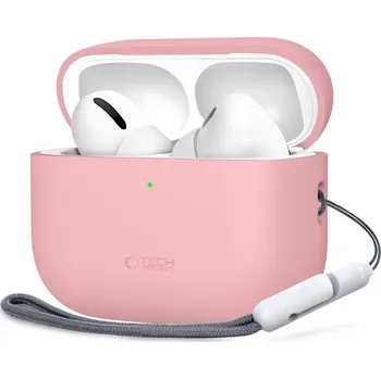 Náhradní kryt pro mobilní telefon Kryt Tech-Protect Silicone Apple Airpods Pro 3 Dusty Pink
