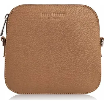 Kabelka Paolo Peruzzi kabelka přes rameno přírodní kůže hnědá