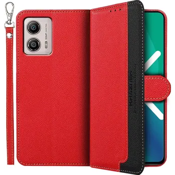 Pouzdro na mobilní telefon Flipové pouzdro XGSM pro Motorola Moto G13, Moto G23, Moto G53 červené