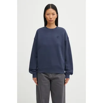 Dámská mikina Bavlněná mikina Maison Kitsuné Bold Fox Head Patch, XS, námořnická modř, 59X