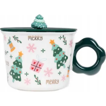 Hrnek PIROS se zeleným víčkem 0,35 l HOMLA