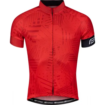 Cyklistika Dres FORCE SHARD krátký rukáv červený M