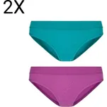 Kalhotky Cityzen Valencia petrolejové a šeříkové - 2ks v balení Barva: petrolejová+šeříková, Velikost: 44