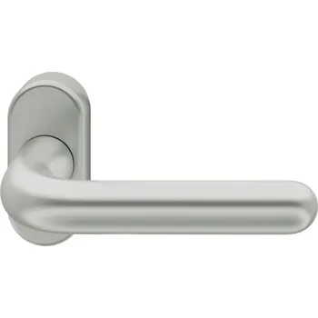 Stavební výplň FSB 09 1147, klika na úzké rozetě Eloxovaný hliník